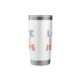Love Like Jesus retro 70s vintage Stainless Steel Insulated Tumbler