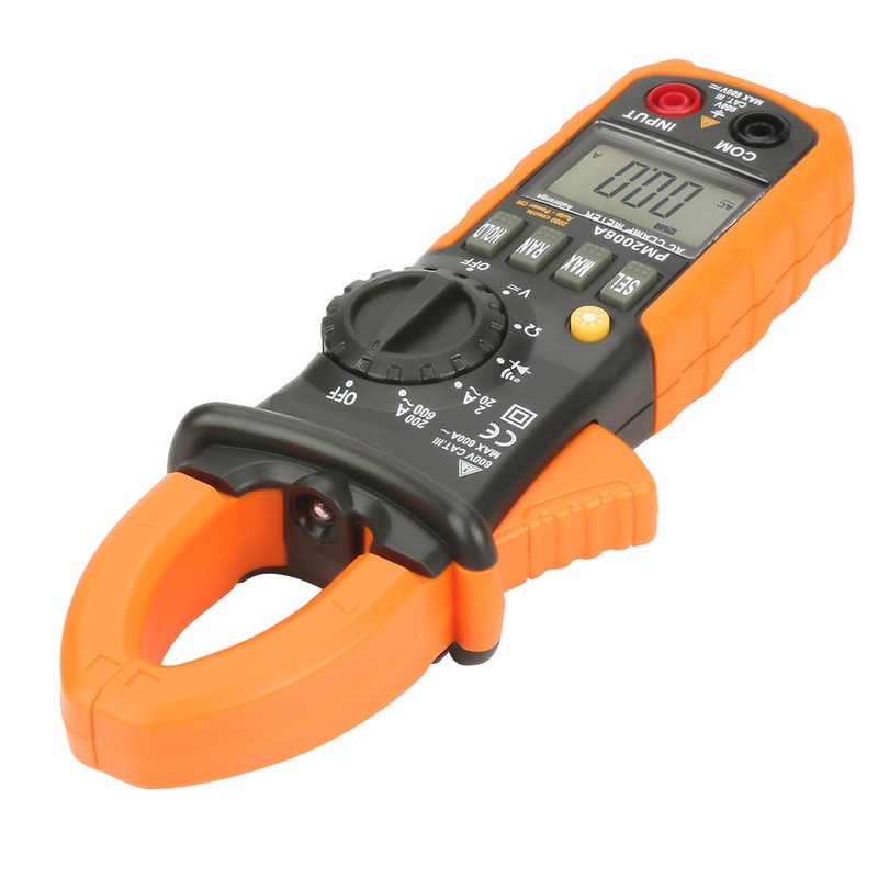 PEAKMETER PM2008A Handheld Digital LCD Clamp Meter AC/DC Voltage Diagnostic