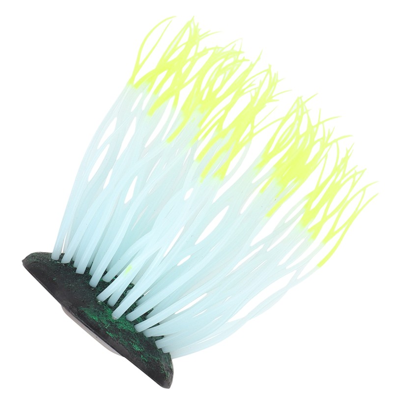 Aquarium Anemone Realistic Luminous Silicone Sea Anemone for Fish Tank