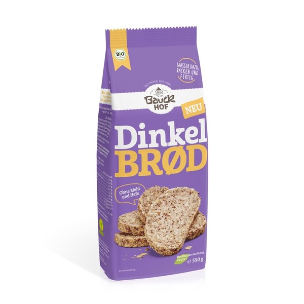 BAUCKHOF: Spelt Bread Baking Mix 550 g