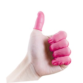 PACKOVE 1 Set Disposable Covers for Electronic Repair Nail Art Painting Flexible Stretchy White Beige Pink