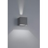 Trio Leuchten Adaja 226860242 LED Außen Wandleuchte, Aluminium, 2 x