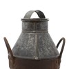 Deco 79 Metal Galvanized Milk Can, 13 by 7-Inch