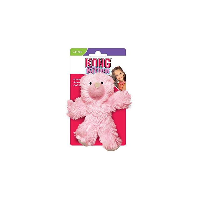 KONG Kitten Teddy Bear Cat Toy (Color Assorted)