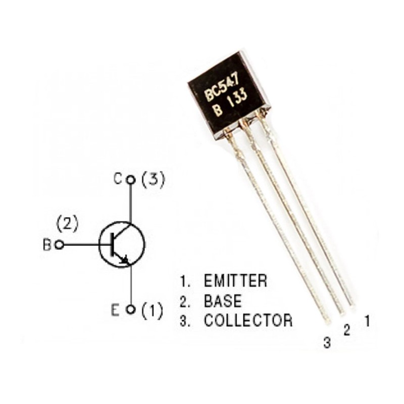 Pack To 92 BC547 NPN 45 V 0.1 A Transistor