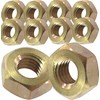 M8 Solid Brass Hex Nuts DIN934 (Pack of 10)
