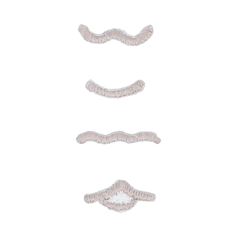 KIYOHARA NUIW-27 Pushing Towel, Sewing Face Wrapper, Iron On, Small,