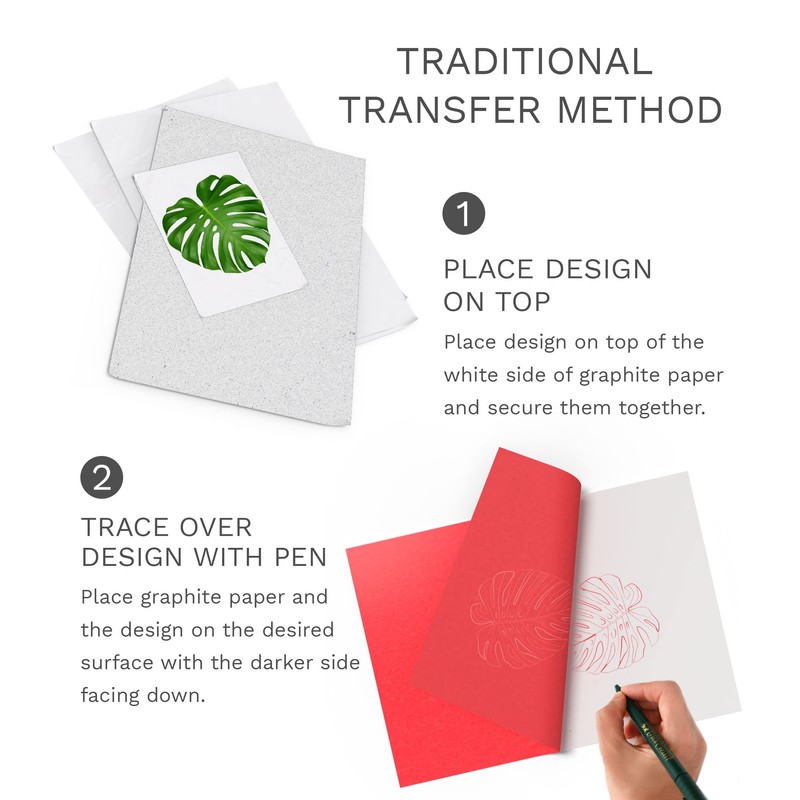Graphite Paper - Wax Free - Red (20 Sheets)