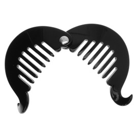 France Luxe Small Yvette Ponytail Clip - Black