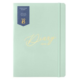 Busy B Everyday A5 Weekly Planner Diary 2026 - Compact Diary for Students, Teachers, Work & More with a Week-to-View Layout, Useful Planners, Notes Pages & Elastic Closure Band - Sage Planner Jan-Dec