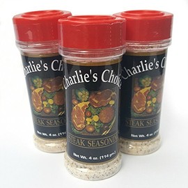 Charlie’s Choice Special Steak Seasoning 3 Pk Best for All Meats (Including grill Sirloin, Ribeye, etc) Beef Pork Chicken Fish 12 OZ