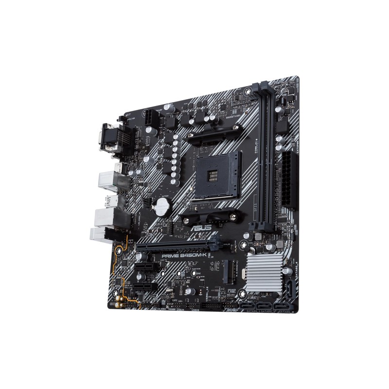 Asustek computer PRIME B450M-K II ATX +2GLN+U3.2+M2 SATA6+4XDDR9