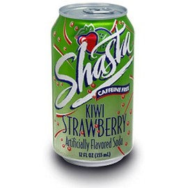 Shasta Kiwi Strawberry, 12-Ounces (Pack Of 24)