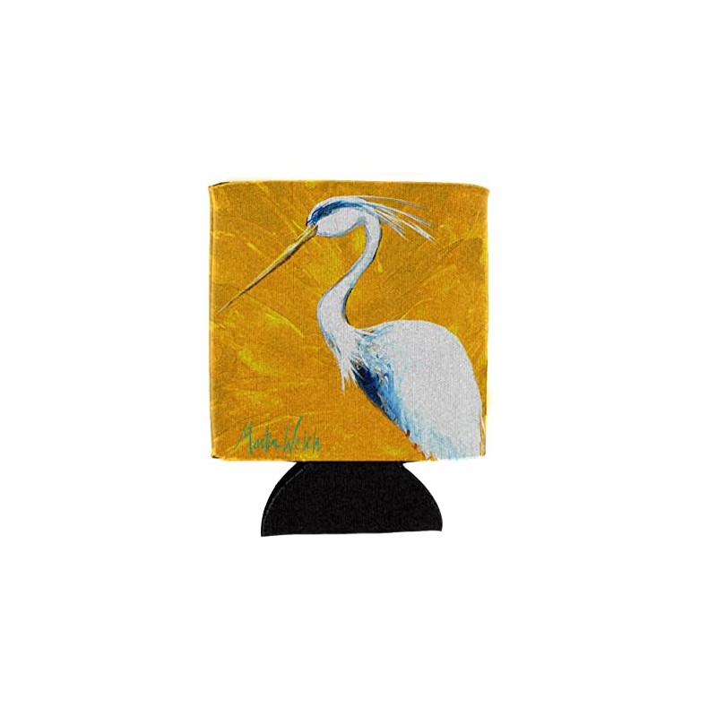 Caroline's Treasures MW1016CC Bird - Blue Heron Col Mustard Can