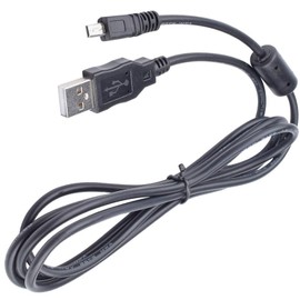 UC-E4 USB Cable, Compatible with Nikon D610 D2 D3 D3X D100 D90 D80 D70S D70 D60 D50 D40 D40X D200 D300 D3000 D3100S D3100 D700 D7000 Digital SLR Camera USB Data Synchronization Cable (4.9ft / 1.5m)