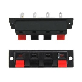 Marushin Wireless Speaker Terminal, Push Type, Speaker Terminal Block, 4 Pin