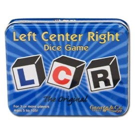 Juego de dados original LCR Izquierda Centro Derecha