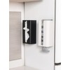 EONKEFF: Black Magnetic Tissue Box, Tissue Magnet, Garbage Bag Storage
