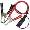 Alanph 3FT/1M SAE to Battery Clamp Cable, 12V Battery Alligator
