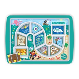Genuine Fred DINNER WINNER Kids' Dinner Tray, Pirate