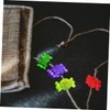 Tofficu 490g Acrylic Loose Beads Crystal Candy Shape DIY Beading