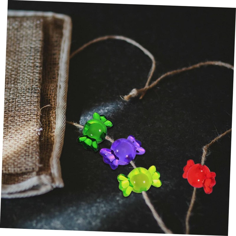 Tofficu 490g Acrylic Loose Beads Crystal Candy Shape DIY Beading