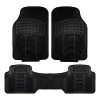 3pz Tapete Uso Rudo Grueso Chevy Silverado 1500 2007 Negro
