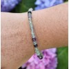 Unbranded Rainbow Fluorite Stackable Layering Bracelet 4mm Beaded Gemstone Healing