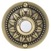 Waterwood Solid Brass Pearl Bloom Doorbell in Antique Finish -