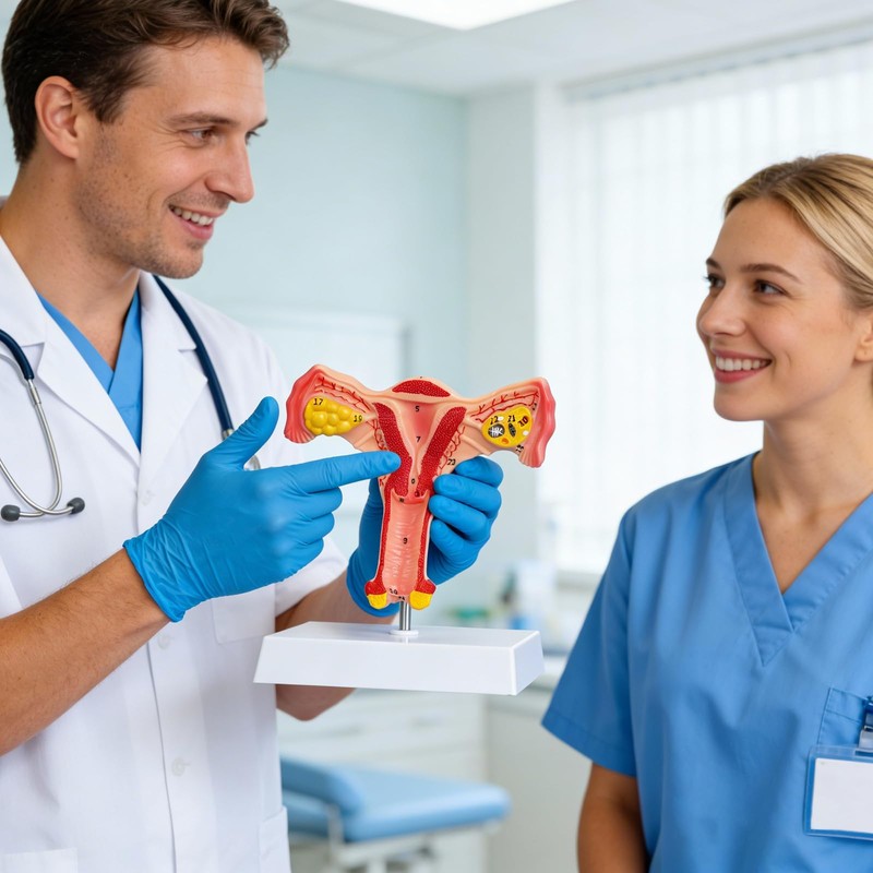 SimCoach Human Uterus and Ovary Anatomical Model, Female Reproductive Model