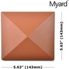 Myard Screw-Free Universal Fence Pyramid Top Cap fits Post 4