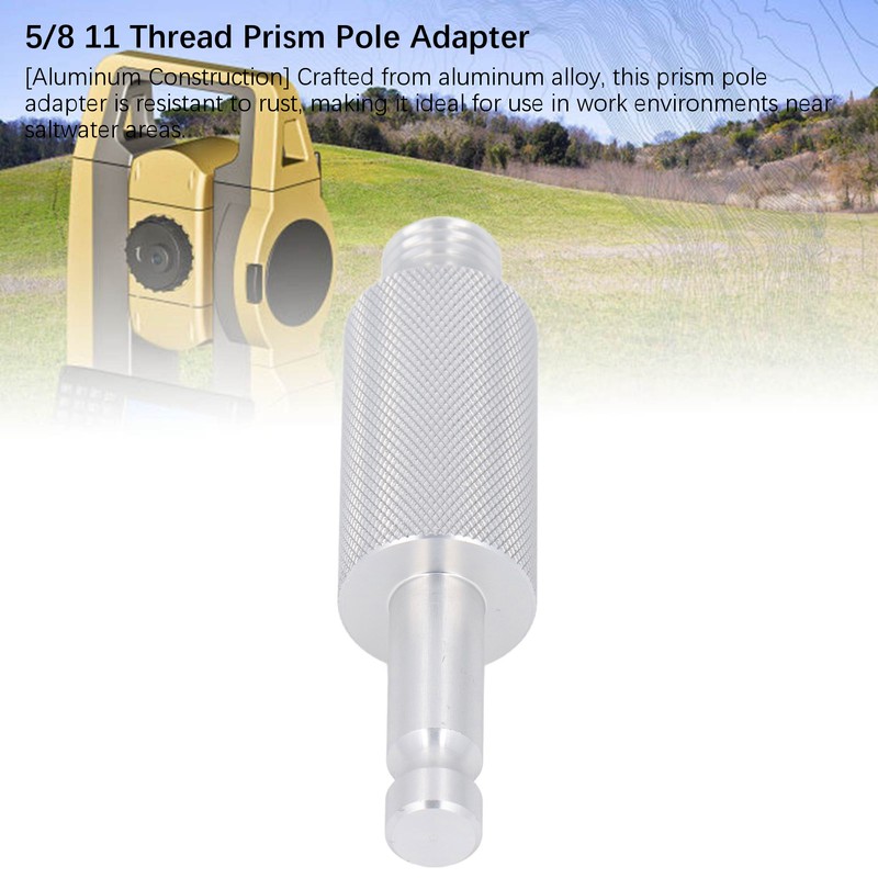 Prism Pole Adapter Extended Aluminum Alloy Snap On Prism to
