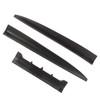 3PCs Car Rear Window Roof Spoiler Trunk Kit Tail Spoiler