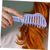 WOONEKY Hollow Bristle Brush Curved for Long Hair Enhance Volume