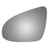 Burco 4504B Driver Side Replacement Mirror Glass with Lasered Holes