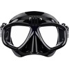 CRESSI Action Cam Mask Black/Black - Unisex Reduced Volume Dive