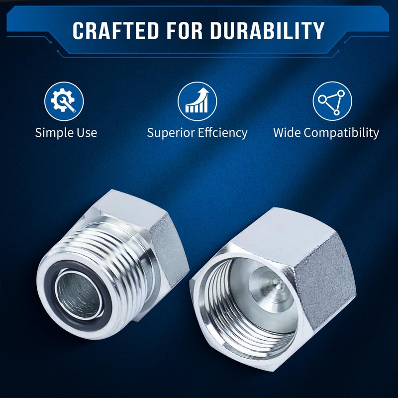 GOMJET 80 PC ORFS Master Industrial Hydraulic Cap and Plug