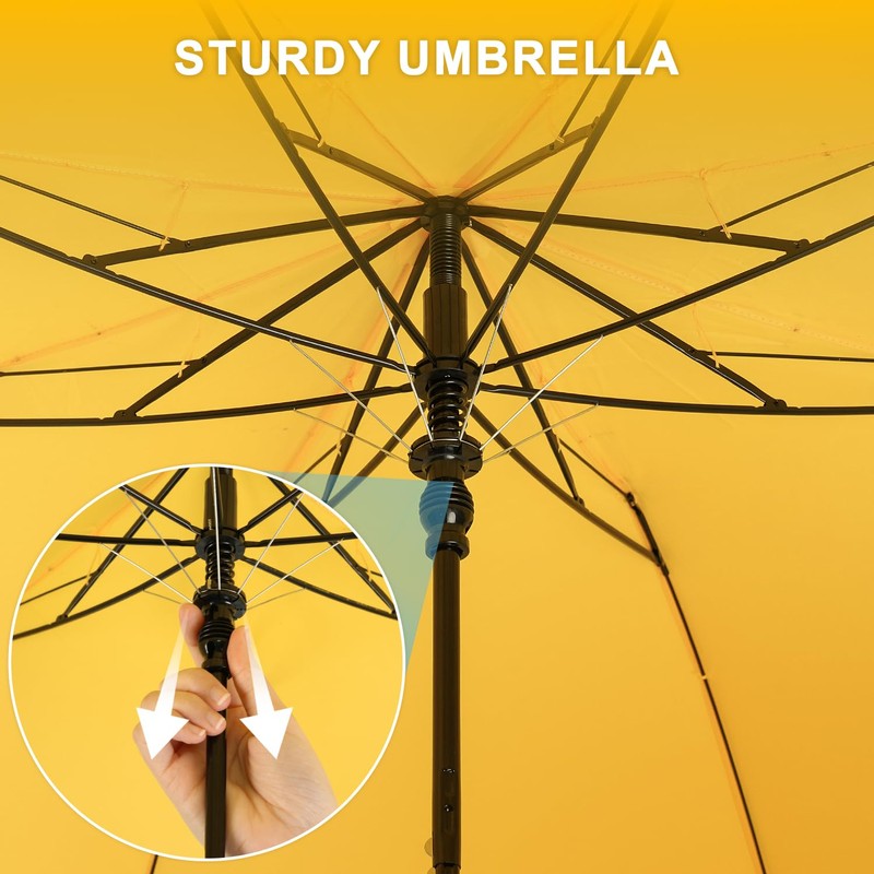 Natuquebrela Portable Duck Umbrella for Travel - Cute Collapsible Compact