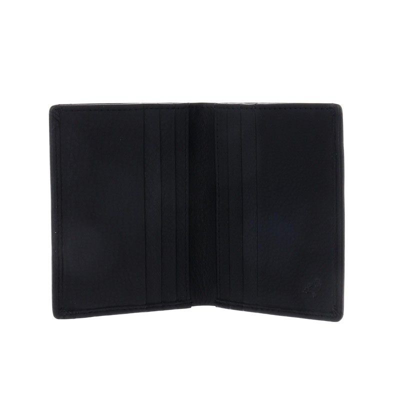 Mandarina Duck Mens Dual Travel Accessory Wallet - Black, black