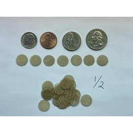 Unbranded 27 Count Brass Pipe Screens  (1/2”)  .50”, HIGHEST QUALITY  USA FREE SHIPPING