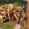Meyoppm Wall Mounted Firewood Splitter, Firewood Splitter Mounted with Safety