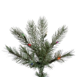 Vickerman Cashmere Pine Artificial Christmas Tree with 350 Multi-Colored Lights, 5.5' x 43"