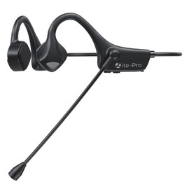 Bone Conduction Earphones with Microphone, Noise Cancelling, Dedicated Calling Experience, Headset, Wireless, Does Not Block Your Ears, Can Call While Driving, Over Ear Type, Waterproof, Dustproof
