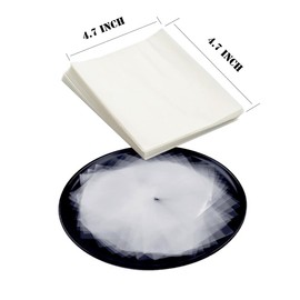 Edible glutinous rice paper 500 sheets (4.7x4.7) inches, candy chocolate wrapper.