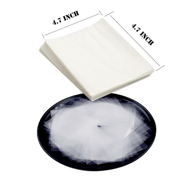 Edible glutinous rice paper 500 sheets (4.7x4.7) inches, candy chocolate