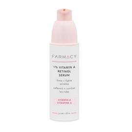 Farmacy YISHIQIFarmacy Retinol Serum for Face - 1% Vitamin A Anti Wrinkle Serum - Resurfacing Retinol Serum with 2 Retinoid Types - Formulated with Up
