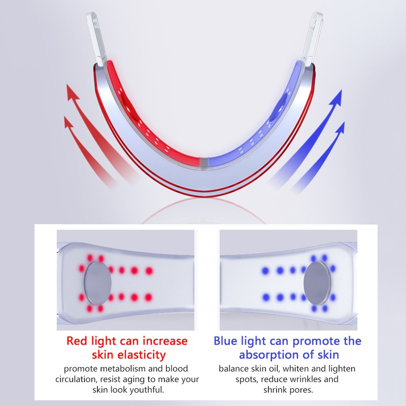 Electric V-Face Shaping Massager Facial Slimming LEDs Intelligent Face-Lifting Instrument