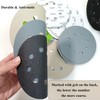 Rouswee 30 PCS 5 Inch 8 Hole #120-#5000 Sanding Discs