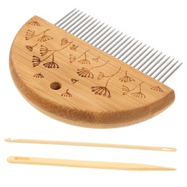 OHPHCALL 1set Loom Weaving Tool Set Comb Crochet Needle Knitting Hook for Handmade Crafts Tapestry Sweater Making Beginners DIY Enthusiasts