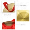 GTHER 15cm 5.9in Chinese Traditional Percussion Instrument Gong with Wooden